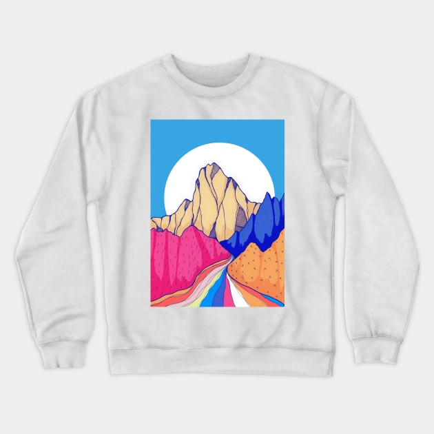 The Rainbow River Crewneck Sweatshirt by Swadeillustrations